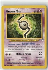 Unown [S] 87/105 Common Neo Destiny Pokemon Unlimited LP