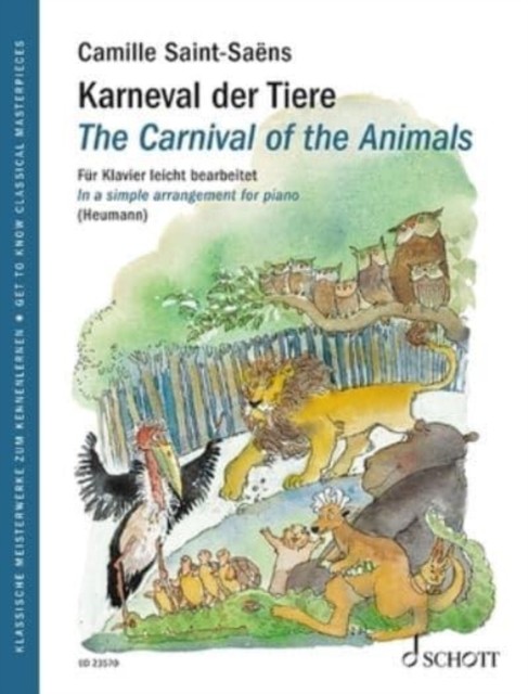 The Carnival of the Animals: In a Simple  by Camille Saint-Saens SHEET MUSIC