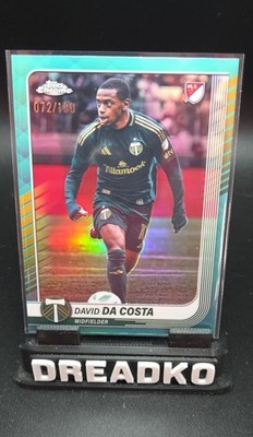 2025 Topps Chrome Mls - David da Costa #76 Aqua Refractor /199 (RC)