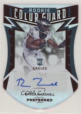 2016 Panini Preferred Rookie Color Guard 171/199 Byron Marshall #282 Auto qw7