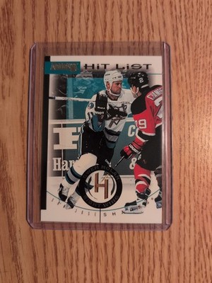 1996-97 Donruss Hit List #17 Owen Nolan #d 7421/10000 San Jose Sharks