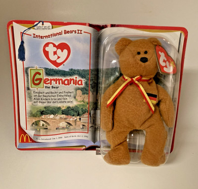Vintage Ty McDonald's Teenie Beanie Babies Germania Bear International Bears II
