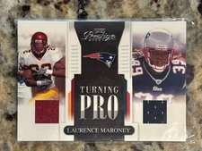 2007 Playoff Prestige - Turning Pro Laurence Maroney #TP-6 Materials /250 (MEM)