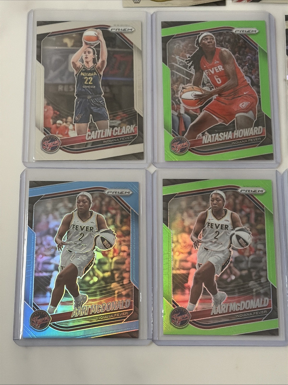 2025 Panini WNBA PRIZM Indiana Fever Basketball Lot - Colson Auto, Mitchell #’d view 2