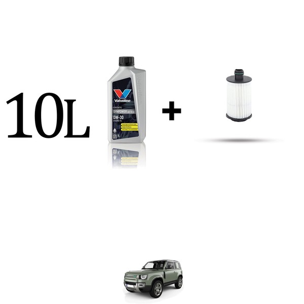 ÖLfilter Kit Und 10L FüR Land Rover Defender (L663) 3.0 D300 Mhev 221Kw Ab 202-image