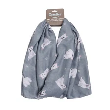 Westie Dog Lover Scarf - All-year-round scarf- Lightweight material, 67"