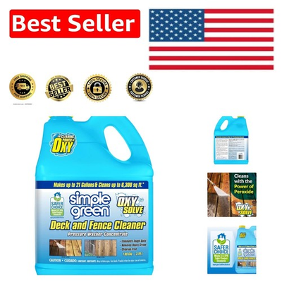 #ad Oxy Solve Deck amp; Fence Cleaner Eco Friendly Pressure Washer Solution 128 Fl Oz $53.31