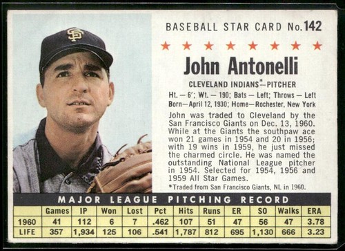 1961 John Antonelli [Hand Cut] #142