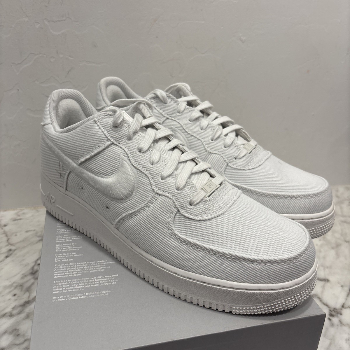 white nike air force 1 mens size 9