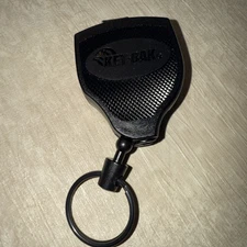 KEY-BAK SUPER48 Locking Retractable Keychain, Steel Belt Clip, Made in the USA