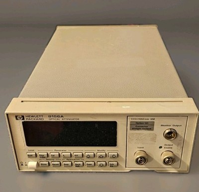 Agilent HP 8156A Optical Attenuator 1310/1550nm - For Parts Or Repair 