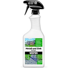 Wepos Metall und Zink Reiniger 750 ml Metallreiniger Spezialreiniger