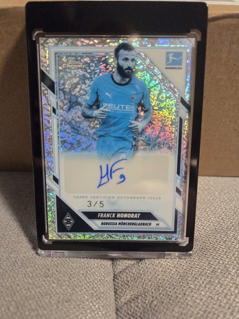 Topps Chrome 25/26 Franck Honorat Auto Frozen /5 Borussia Mönchengladbach