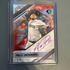 Felix Hernandez 2025 Topps Diamond Icons White Polychromatink Auto 5/5