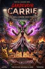 Pokemon Horror Gardevoir x Carrie plakat około 11x17