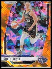 2024 Panini Prizm WNBA #12 Kristi Toliver Ice Orange Prizms Mystics