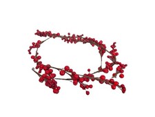 Garland Berry Christmas Red BERRIES Decoration Christmas 1 String Garland 5 Ft