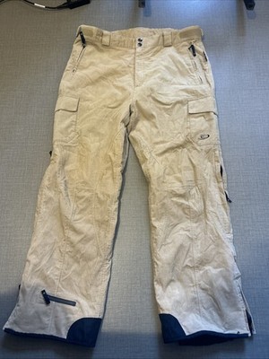 Crane Sports Corduroy Snowboarding Pants Size XL Tan Waterproof Windproof Skiing