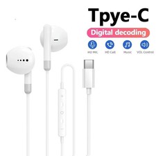 In Ear Earphones For Apple iPhone 17 16 15 14 13 12 11 Stereo Sound Wired Earbud