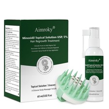 Minoxidil Spray Kit for Men and Women 5 Hair  Beard Green 001