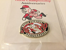 Cincinnati Reds World Championship 25/10 Anniversaries Commemorative Pin