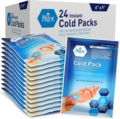 #ad #ad MED PRIDE 24ct Instant Cold Packs Disposable First Aid Pain Relief Ice Packs $29.32