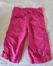 Y2K The Children's Place 100 Cotton Adjustable Waist Lightweight Capri Pant 6/7