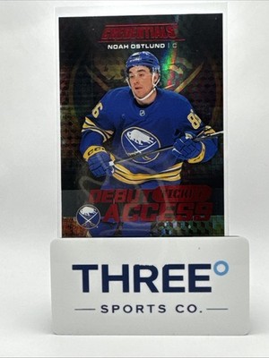 2025-26 CREDENTIALS RED DEBUT TICKET ACCESS 211/249 NOAH OSTLUND SABRES #133