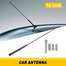 Universal 16 Auto Car Radio Amfm Car Aerial Antenna Roof Mast 4x Bolt Screws