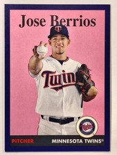 2019 Topps Archives 1958 Purple Parallel #46 Jose Berrios Minnesota Twins /175