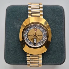 Rado DiaStar 636.0013.3 Original Automatic Gold yellow Dial Swiss Watch 36mm