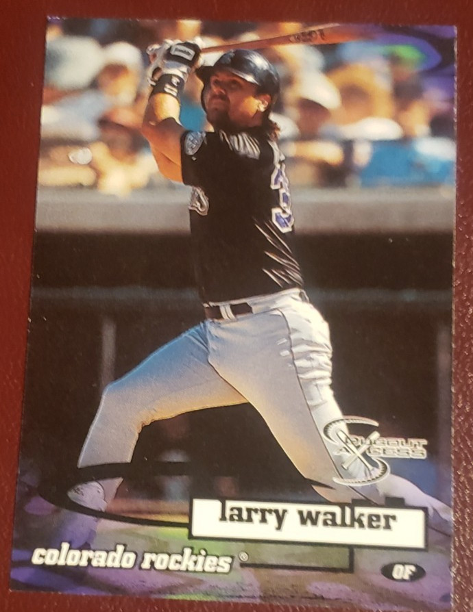 1998 Skybox Dugout Axcess #14 Larry Walker OF Colorado Rockies    ***40% OFF 2+