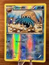 Pokemon Card Omanyte Fates Collide Reverse Holo 17/124