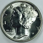 1936 MERCURY DIME! GEM BU++! AMAZING FIND! BEAUTIFUL! MUST SEE! NR #P1998