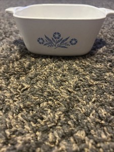 Corning Ware Blue Cornflower P-43-B Petite 700ml 22oz Oven Safe Casserole No Lid