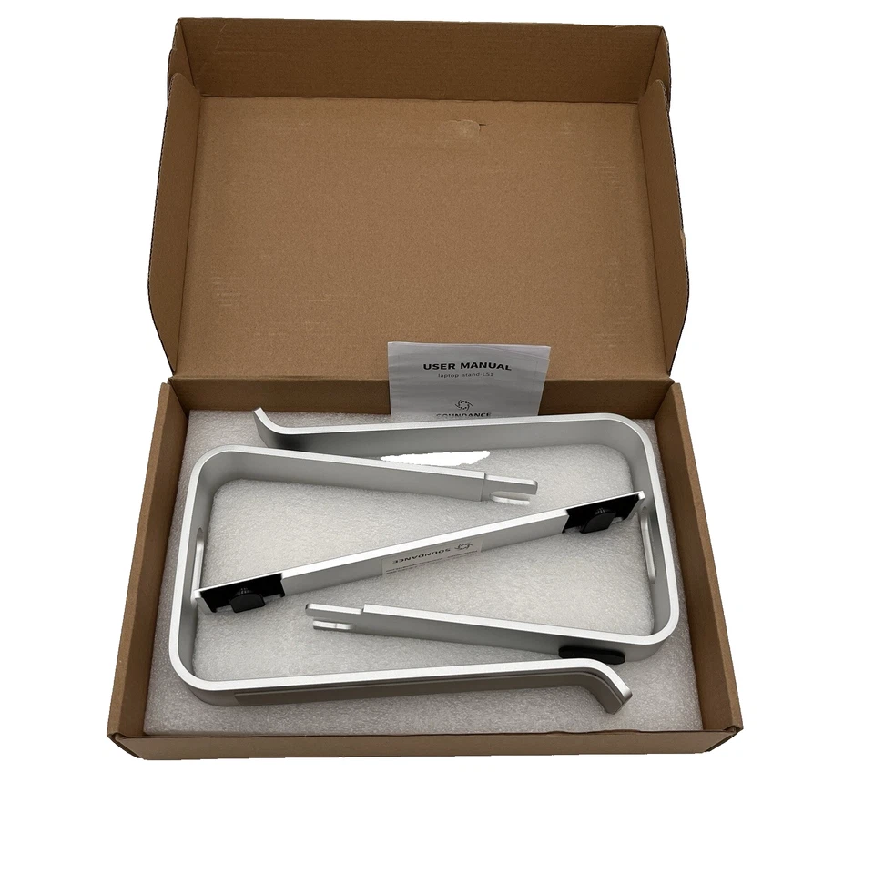 Soundance Laptop Stand Aluminum Computer Riser Ergonomic Laptop Elevator - Image 2 of 4