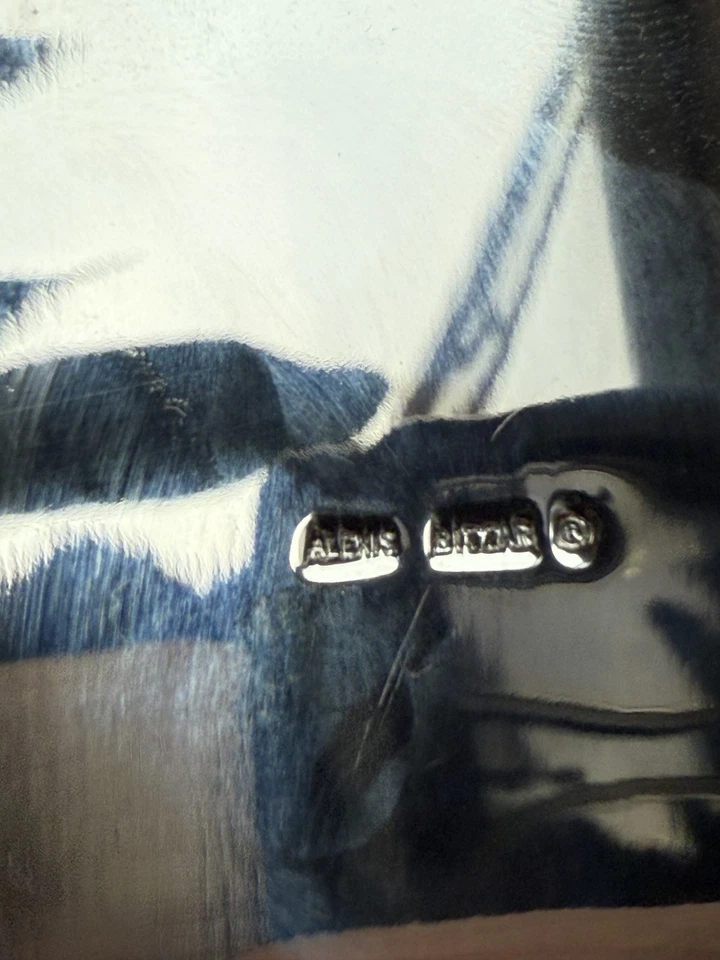 Brazalete grueso ALEXIS BITTAR grande abstracto flor Foto 4 de 4