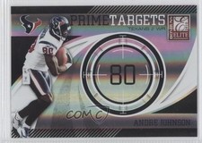 2010 Donruss Elite Prime Targets Black 45/99 Andre Johnson #2 HOF w1s