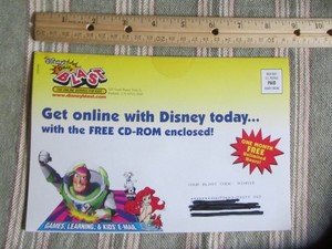 Disney Daily Blast cd ROM Online service kids Disney today NEVER OPENED mailer