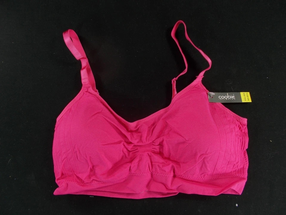 NUEVO CON ETIQUETAS COOBIE Sujetador Bralette Sin Alambres Suave Cuello Redondo Sin Costuras Talla Completa 9012 Foto 4 de 4