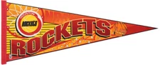 Houston Rockets Vintage NBA Logo 12 X 30 Wincraft Felt Pennant