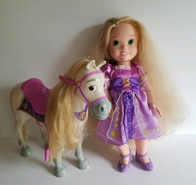 rapunzel toddler doll and horse