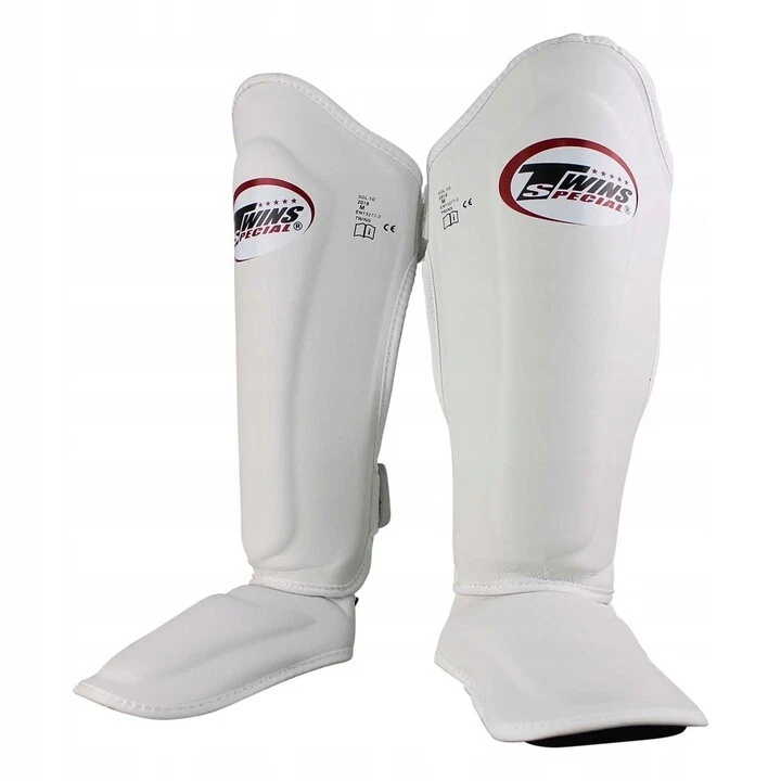 Espinilleras especiales para gemelos espinilleras blancas Tailandia espinilleras almohadillas MMA Foto 2 de 3