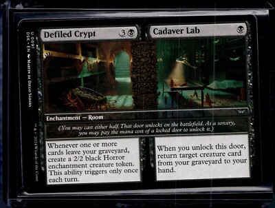 Defiled Crypt/Cadaver Lab - 91 - DSK - NM - MTG Magic the Gathering