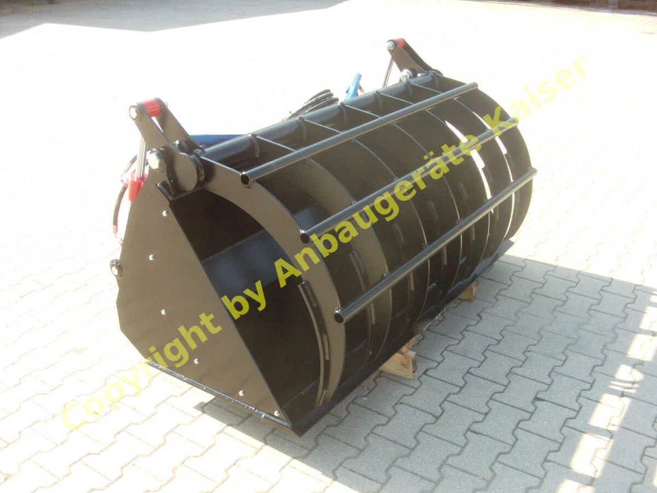 Greiferschaufel Frontladerschaufel mit Niederhalter Siloschaufel div. Breiten - Bild 4 von 4