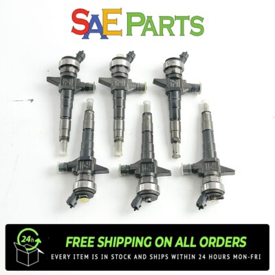 Set of 6 OEM CORE Diesel Fuel Injectors 4JJ1 Diesel Engine 0445120216 898087981