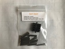 Aurora Tjet Track - Combo Pack 32 Pins, 16 Black Locks/Connectors, New