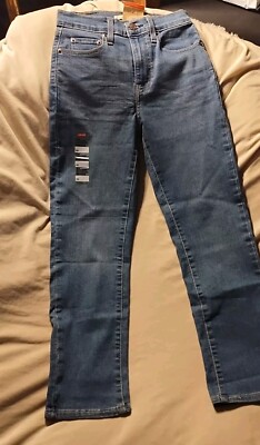 Levi's Women's 724 High Rise Slim Straight Cropped