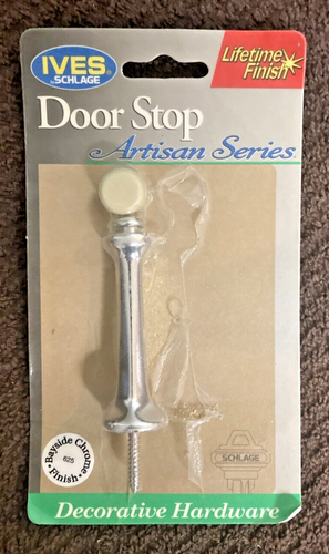 Ives Door Stop Artisan Series Bayside Chrome Finish 625 - CP61MB-625