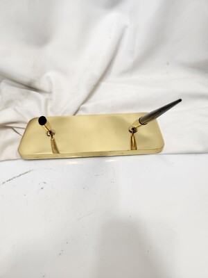 Vintage Sheaffers Ink Fountain Pen Set (One Pen) Brass Pen holder Solid 